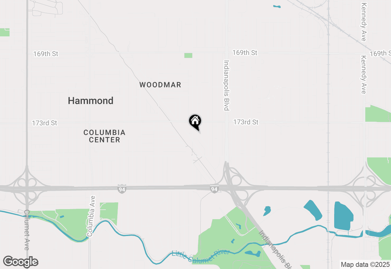 Map of 7339 Northcote Avenue, Hammond, IN 46324
