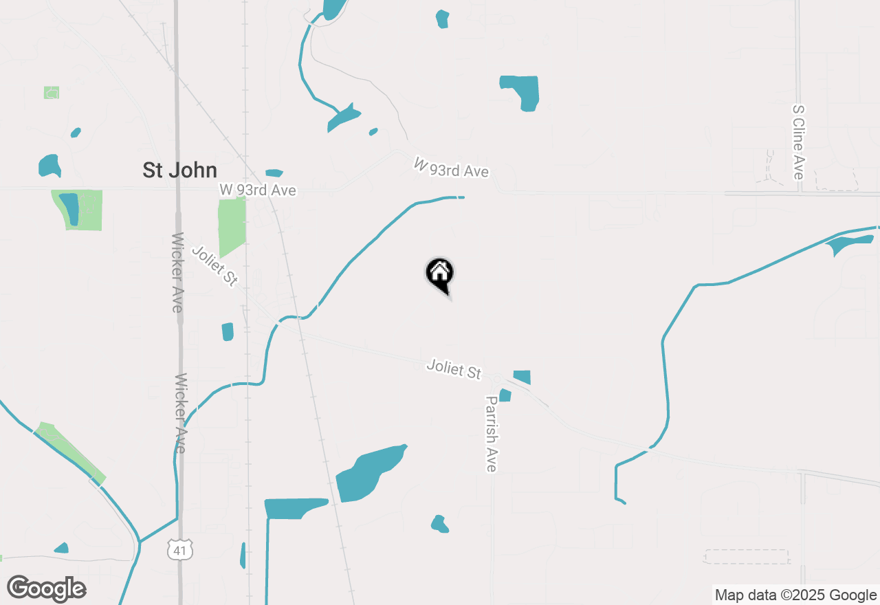 Map of 9597 Maginot Circle, St. John, IN 46373
