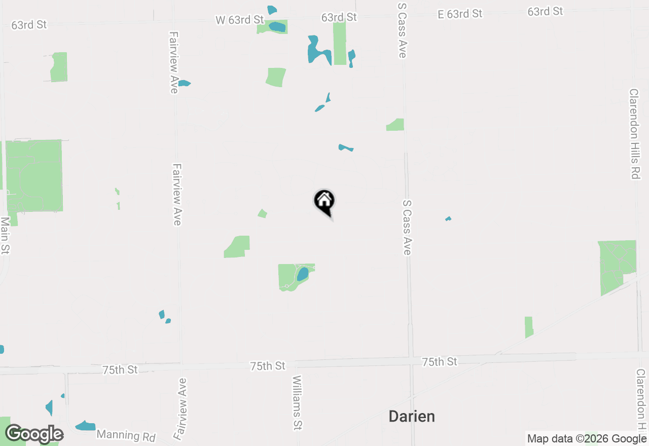 Map of 18W276 Holly Avenue, Darien, IL 60561