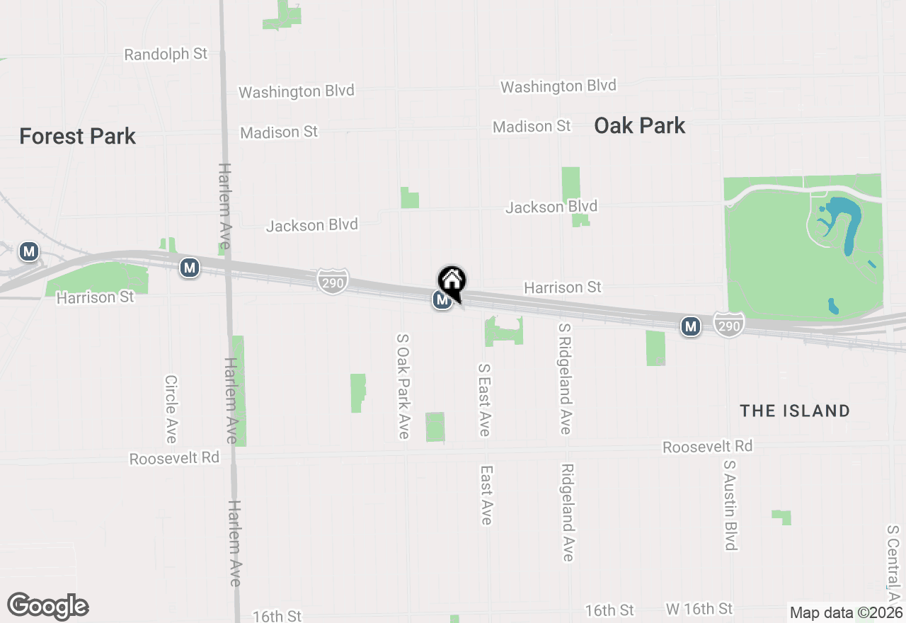 Map of 920 Wesley Avenue #1, Oak Park, IL 60304