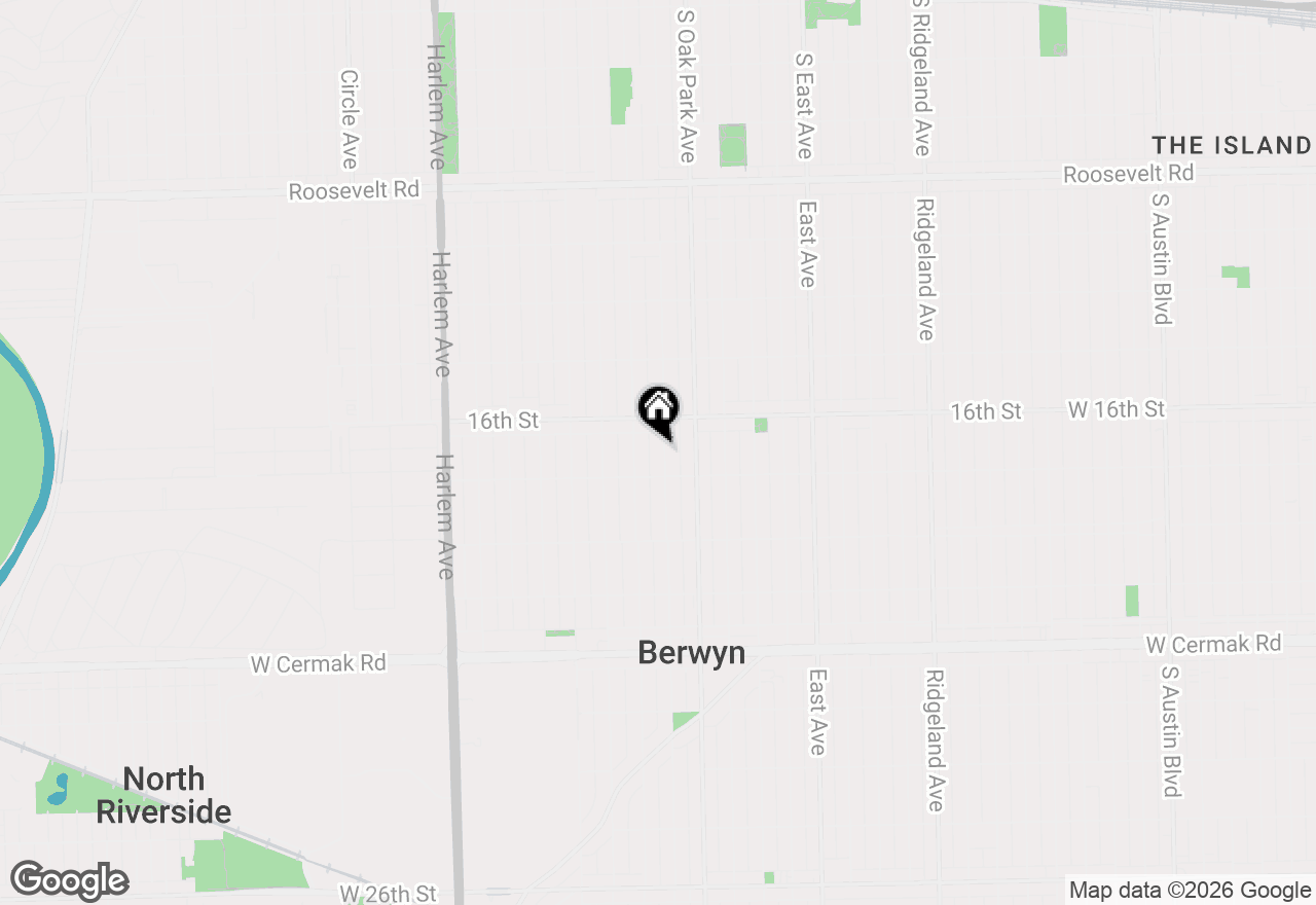 Map of 1630 Grove Avenue, Berwyn, IL 60402