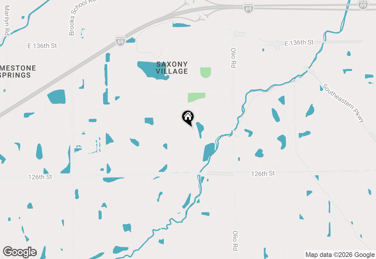 Map of 12881 Elbe Street, Fishers, IN 46037