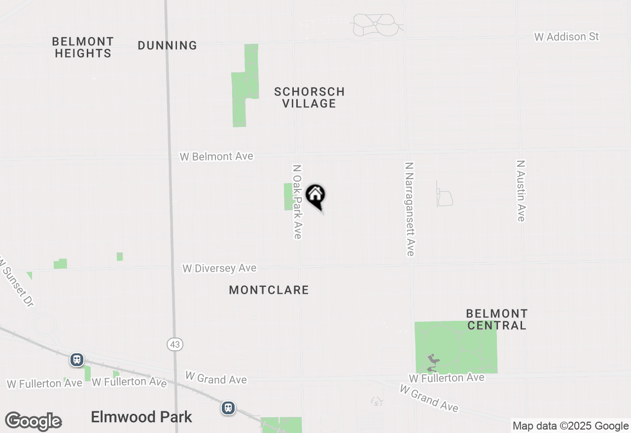Map of 2949 N Rutherford Avenue, Chicago, IL 60634