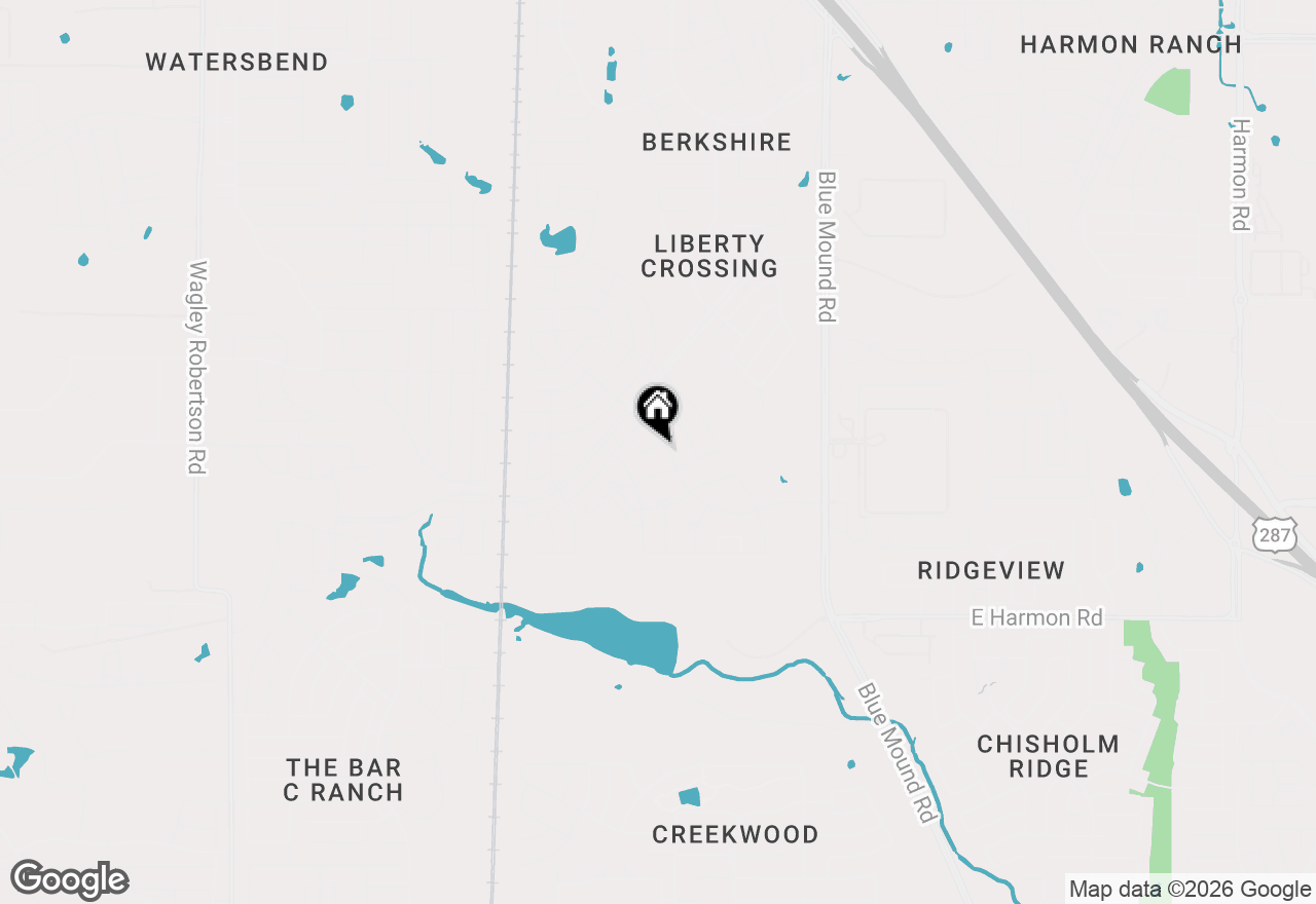 Map of 336 Rainbow Cactus Drive, Fort Worth, TX 76131
