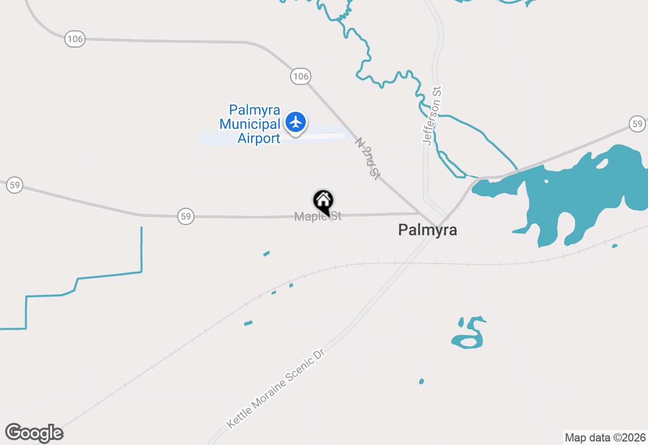 Map of 717 Maple St, Palmyra, WI 53156