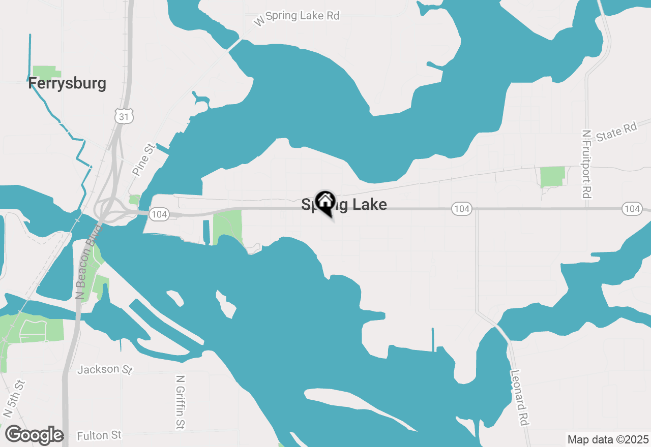 Map of 116 S Jackson Street, Spring Lake, MI 49456