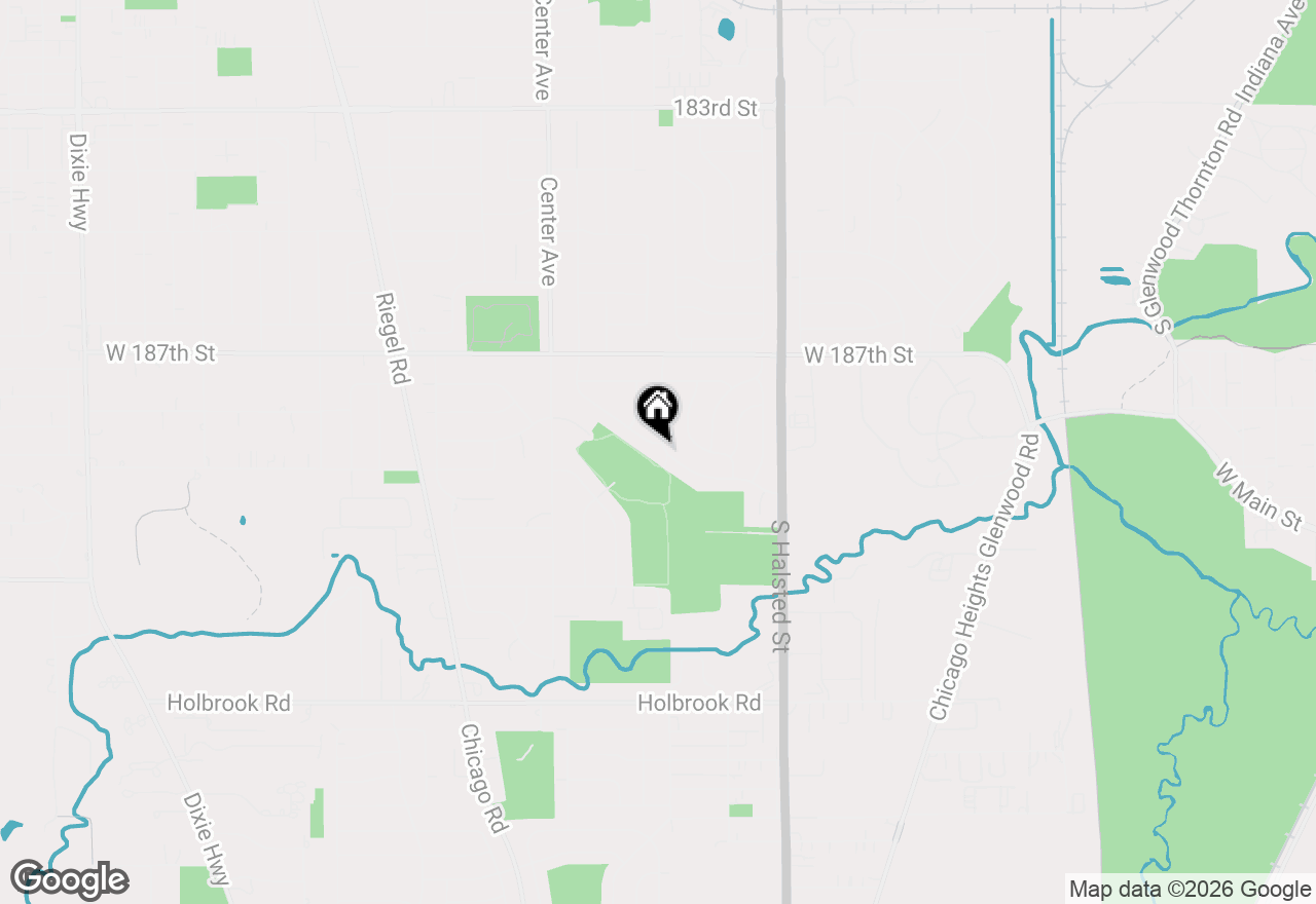 Map of 18842 Morgan Street, Homewood, IL 60430