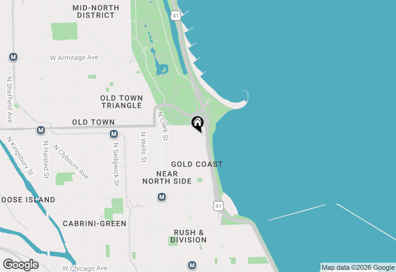 Map of 1515 N Astor Street #18A, Chicago, IL 60610