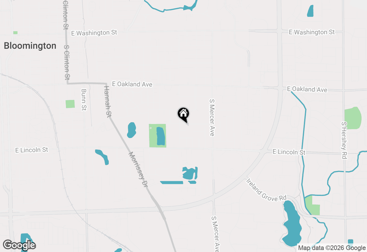 Map of 1903 Croxton Avenue, Bloomington, IL 61701