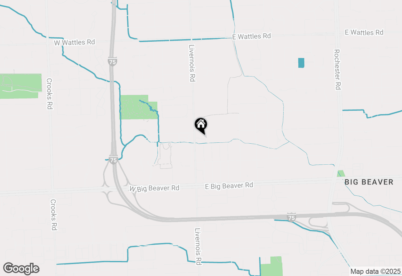 Map of 67 South Trail Court, Troy, MI 48083