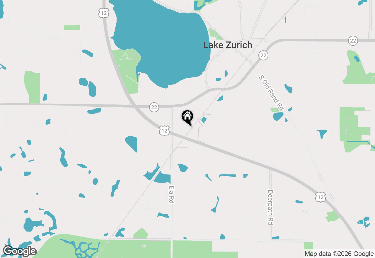 Map of 37 Terrace Lane #F, Lake Zurich, IL 60047