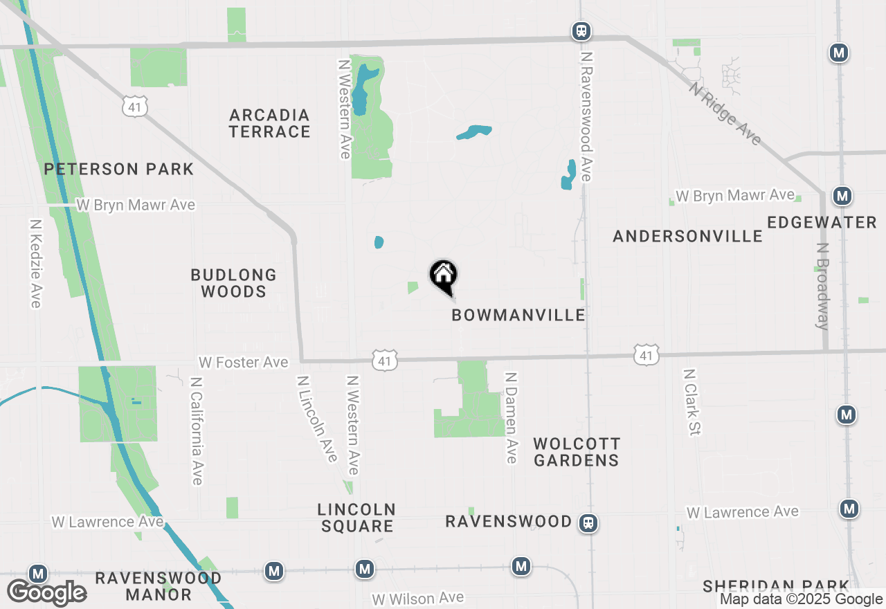 Map of 2141 W Summerdale Avenue, Chicago, IL 60625