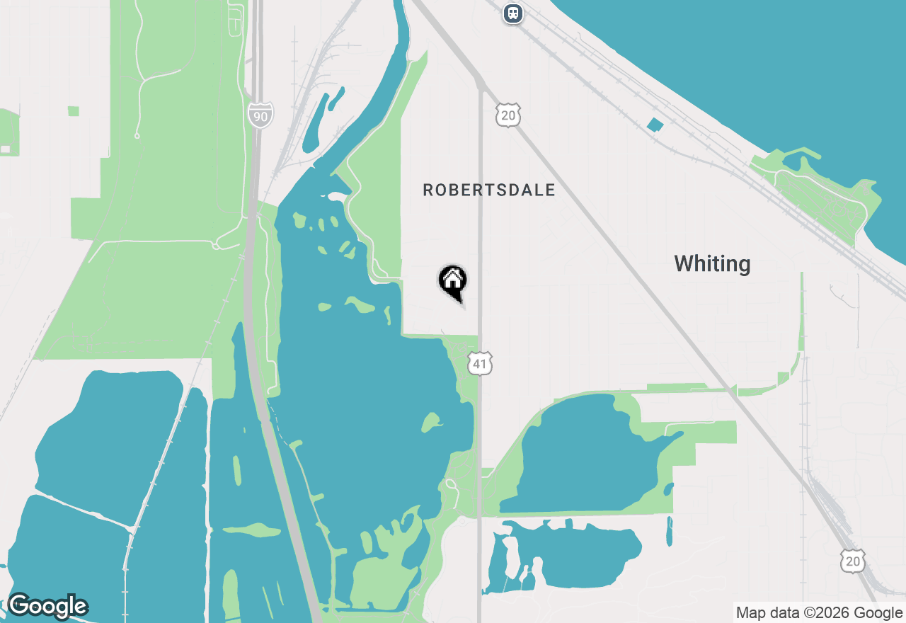 Map of 1944 Warwick Avenue, Whiting, IN 46394