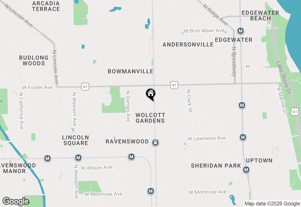 Map of 5038 N Ravenswood Avenue, Chicago, IL 60640