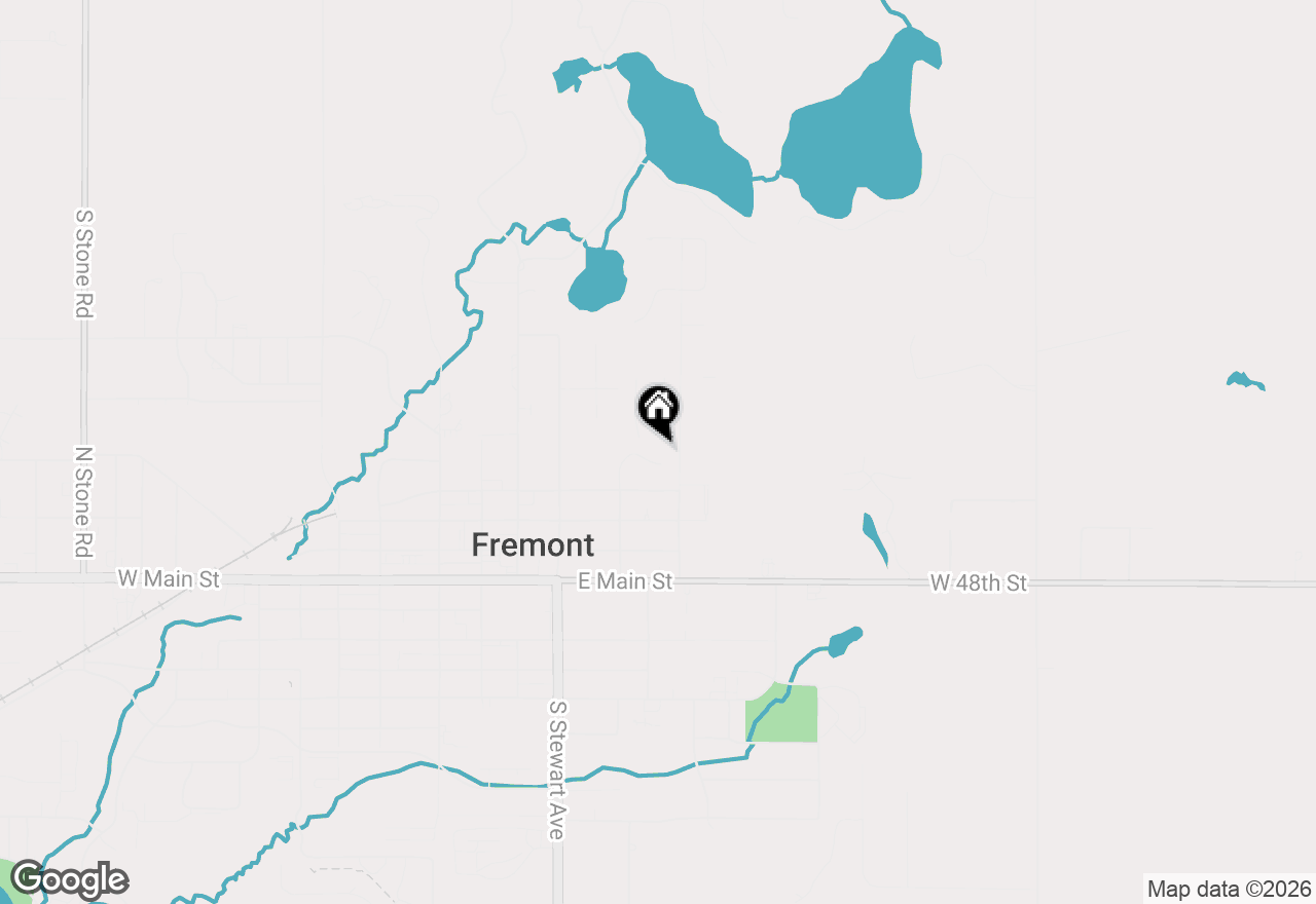 Map of 383 Pinery Lane, Fremont, MI 49412