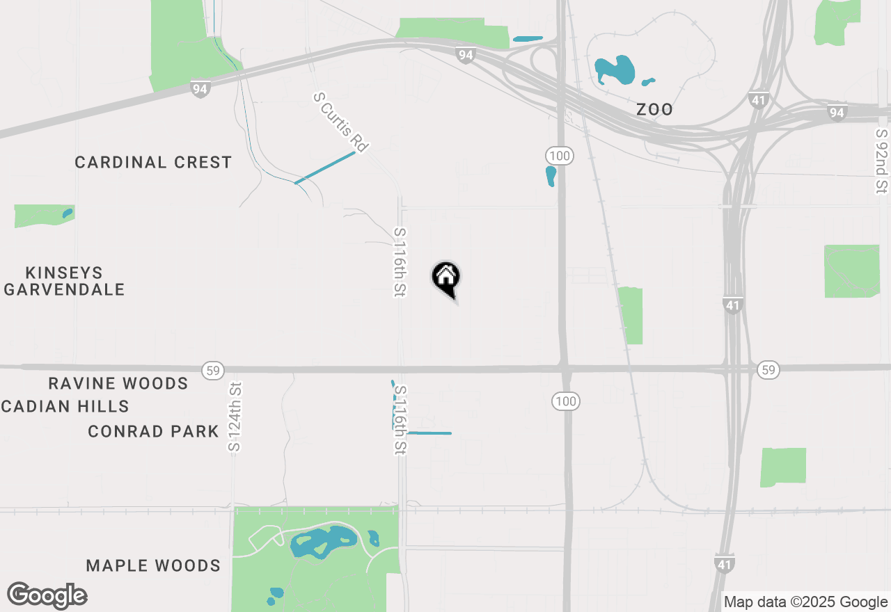 Map of 1136 S 114th St, West Allis, WI 53214