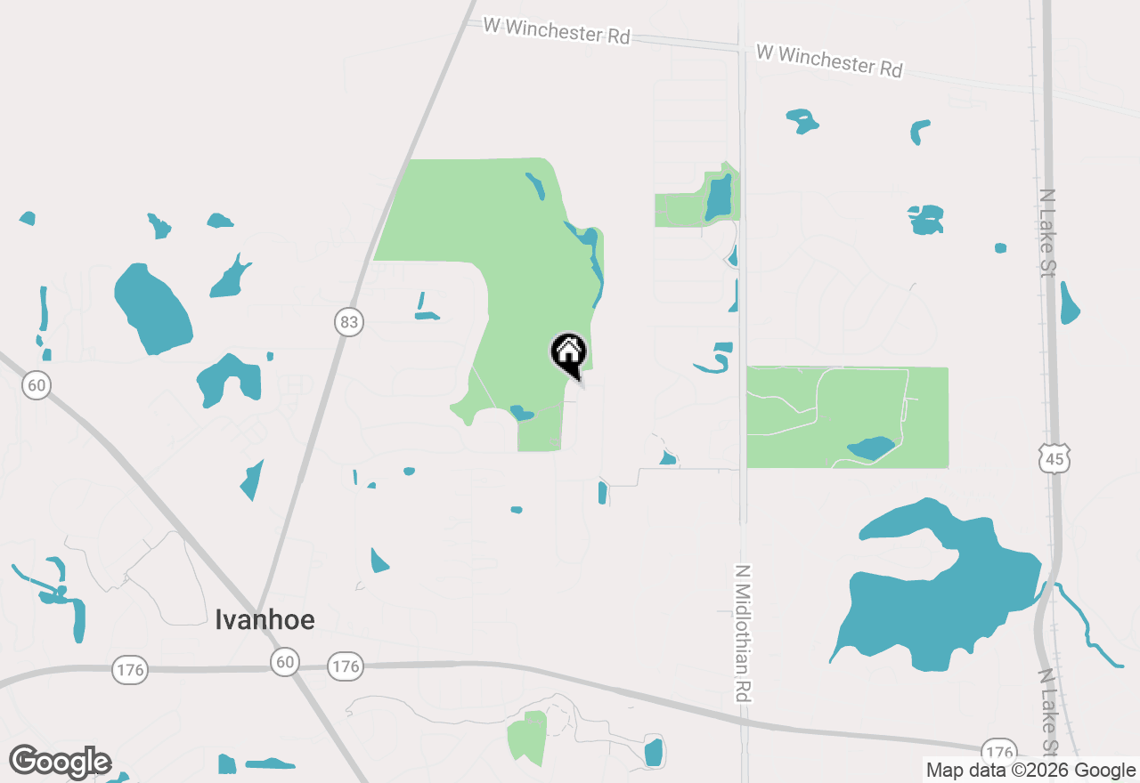 Map of 1730 Somerset Lane, Mundelein, IL 60060