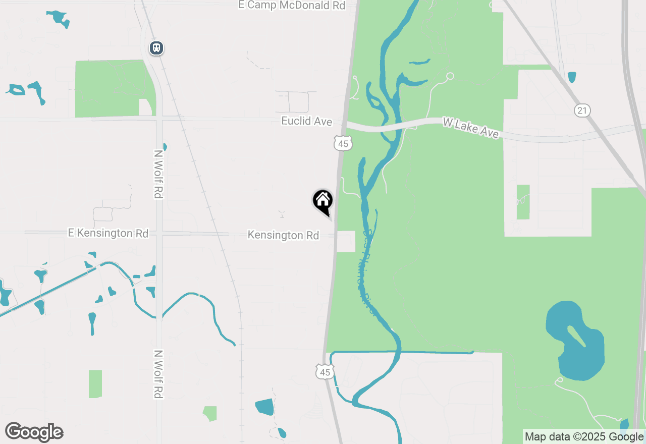 Map of 810 N River Road #1C, Mount Prospect, IL 60056