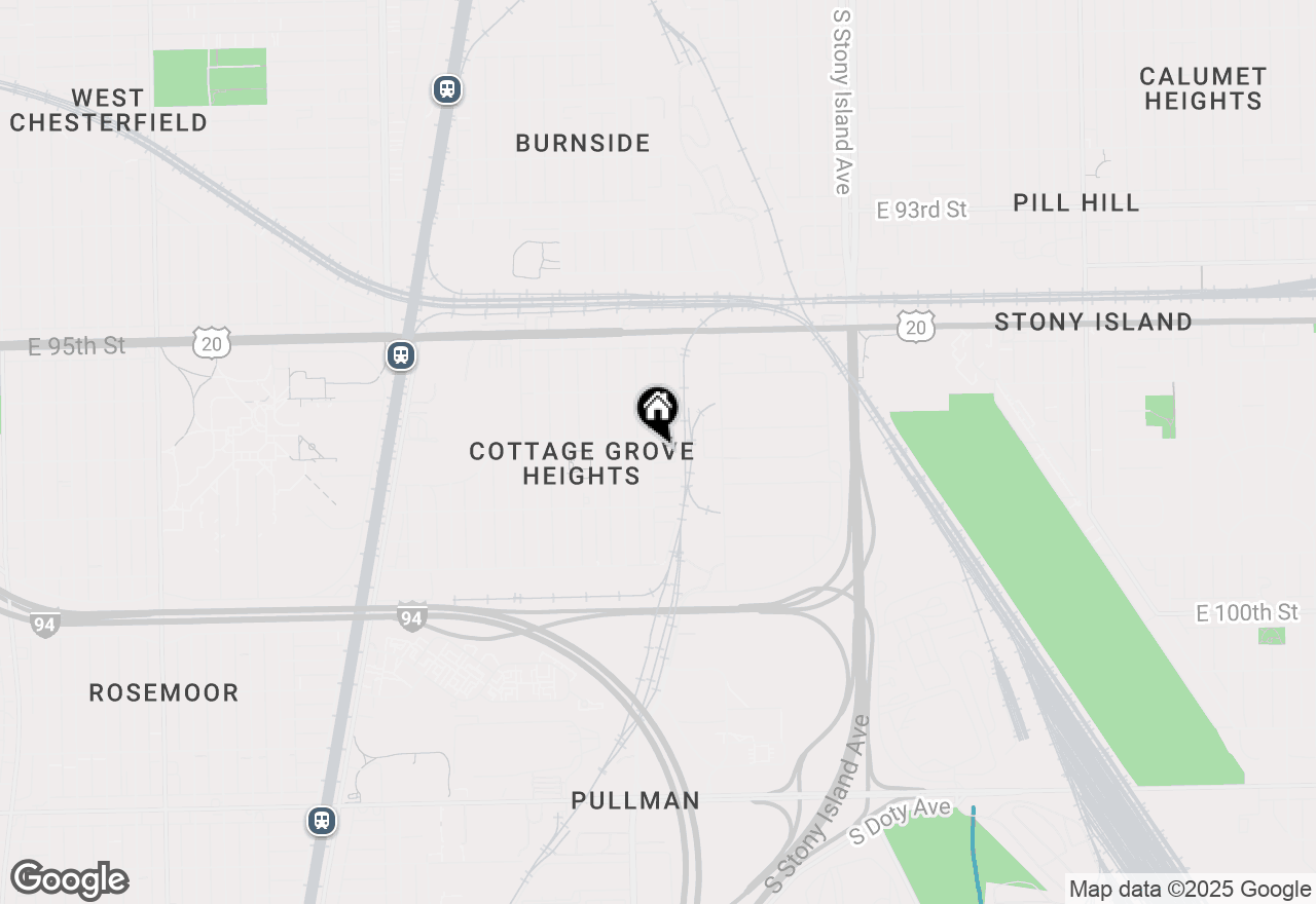 Map of 9701 S Avalon Avenue, Chicago, IL 60628