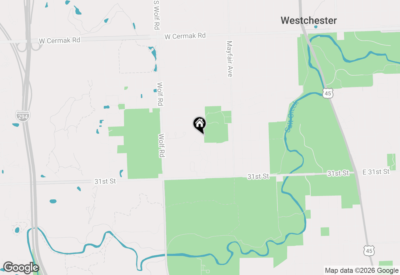 Map of 2807 Brighton Court, Westchester, IL 60154