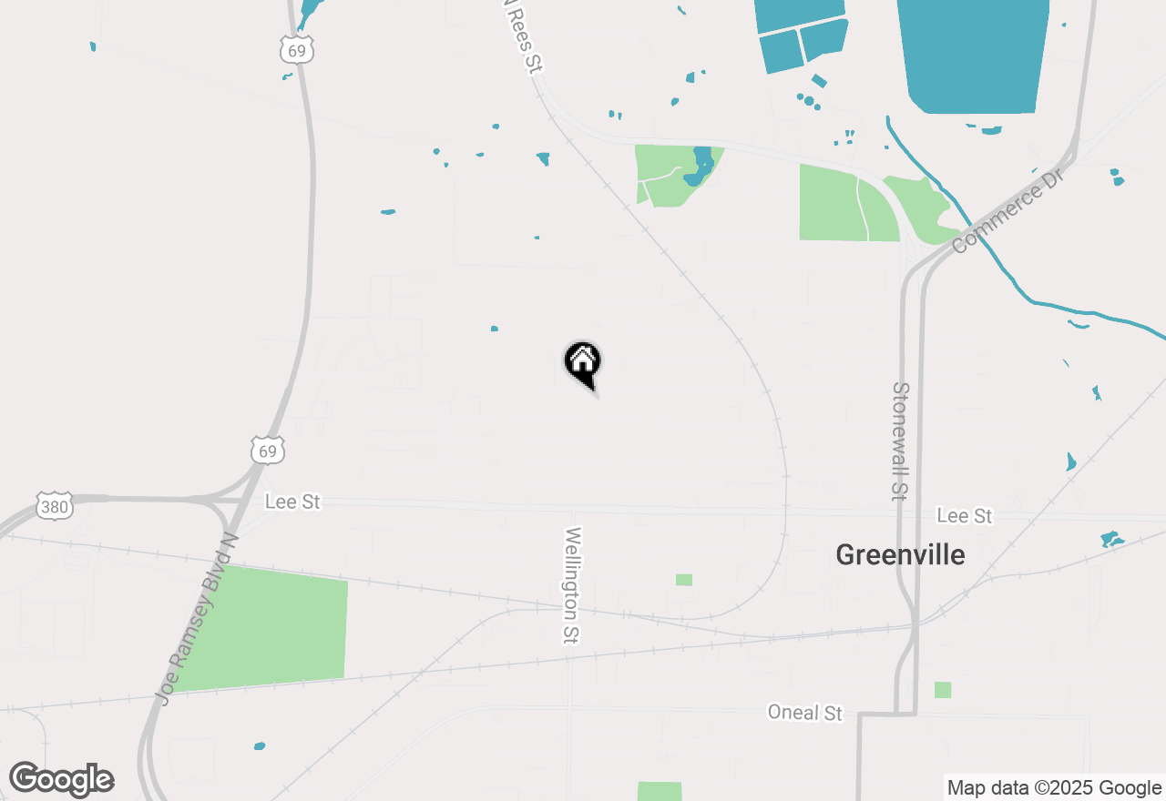 Map of 1813 Wellington Street, Greenville, TX 75401