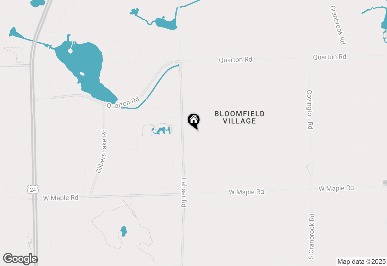Map of 3575 Burning Bush Road, Bloomfield, MI 48301