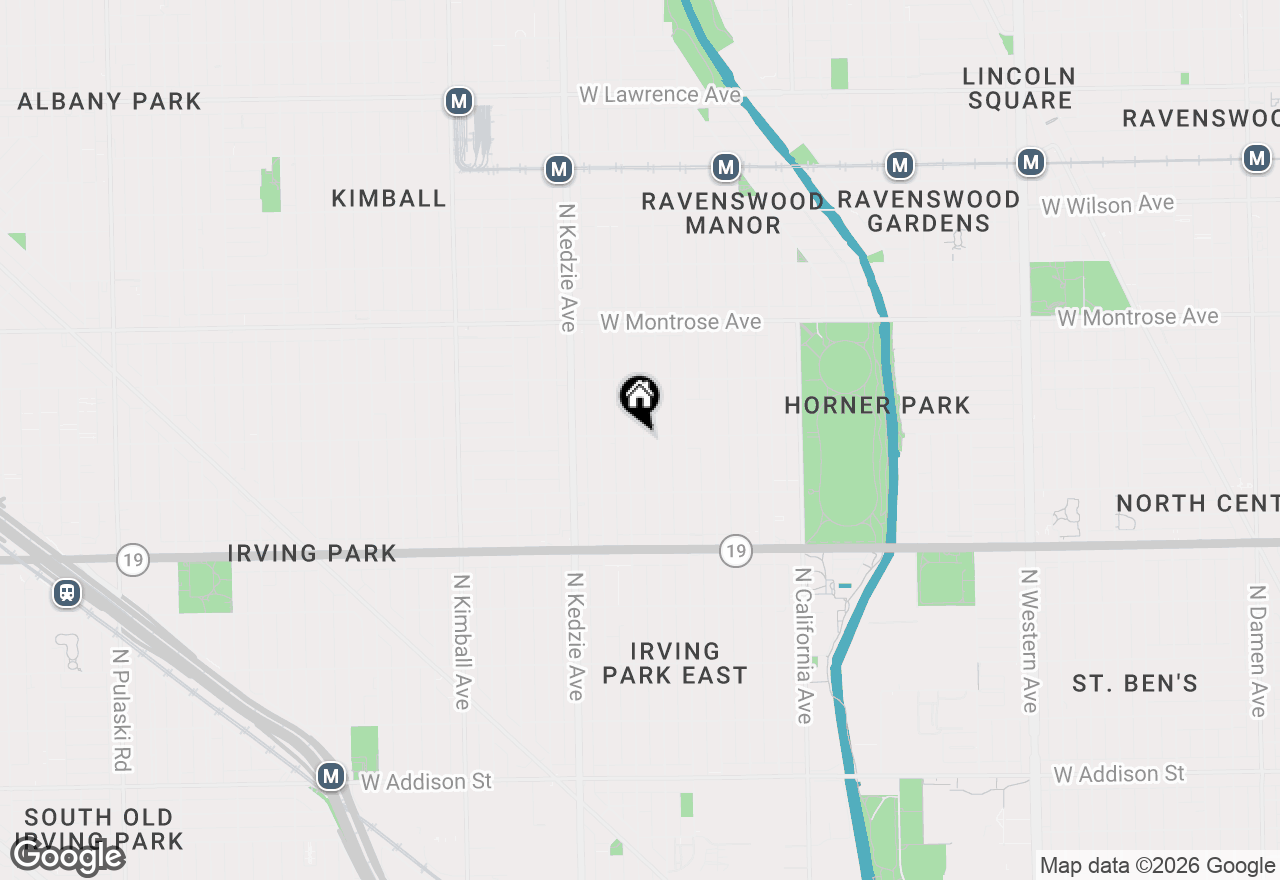 Map of 3047 W Berteau Avenue #1, Chicago, IL 60618