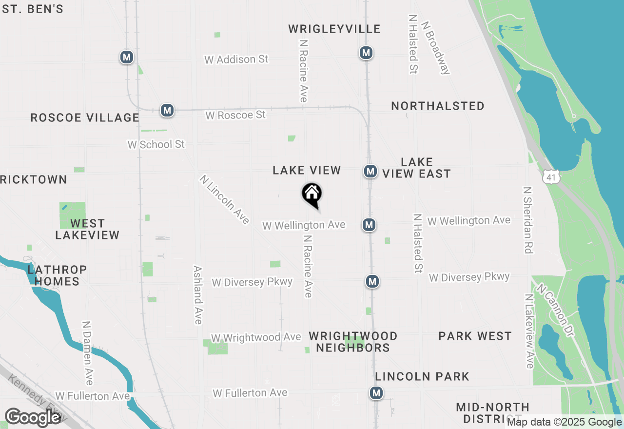 Map of 3021 N Racine Street, Chicago, IL 60657