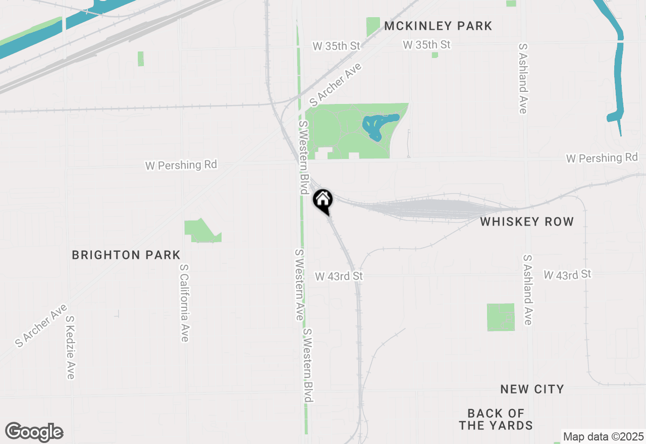 Map of 4101 S Oakley Avenue, Chicago, IL 60609