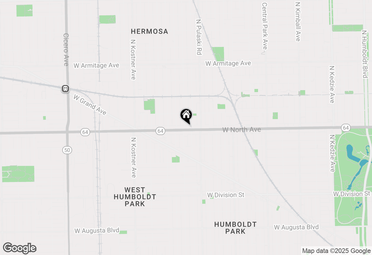 Map of 4054 W North Avenue, Chicago, IL 60639