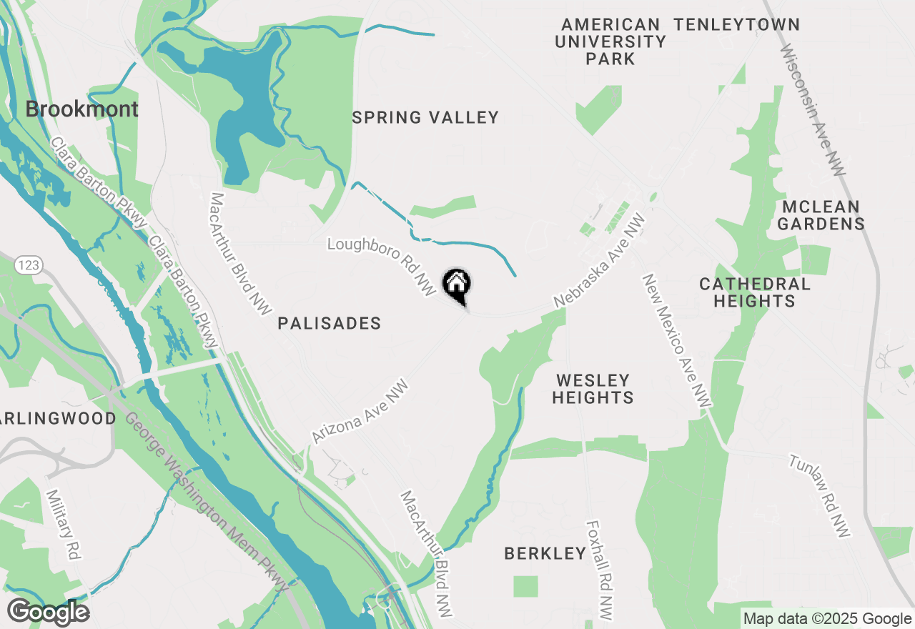 Map of 4920 Loughboro Road Nw, Washington, DC 20016