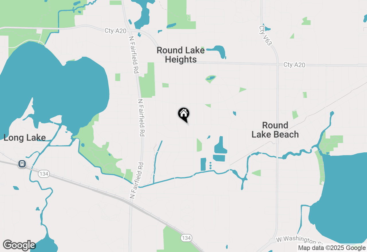 Map of 821 Oakwood Drive, Round Lake Beach, IL 60073