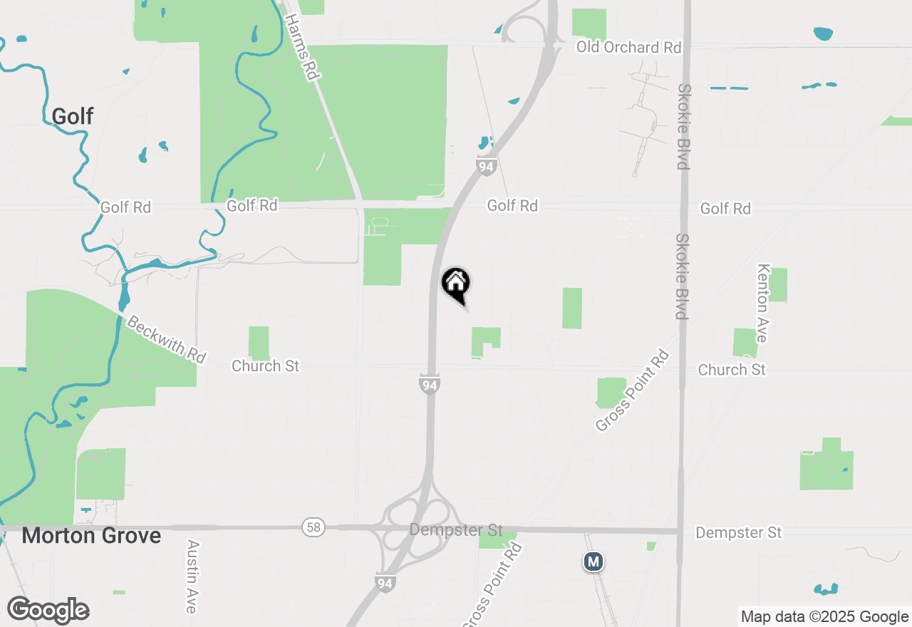 Map of 9316 Lorel Avenue, Skokie, IL 60077