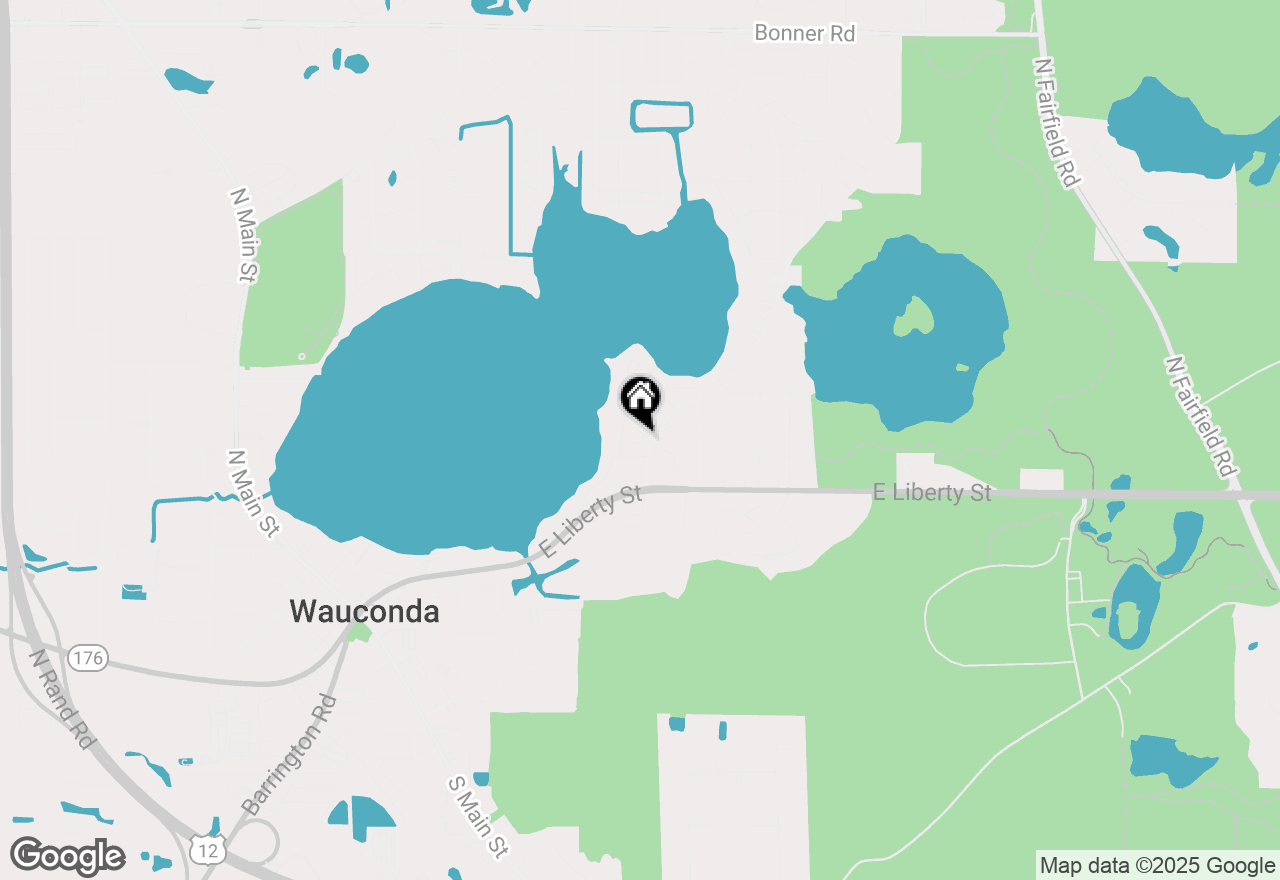 Map of 276 Oak Bluff Court #25-3, Wauconda, IL 60084