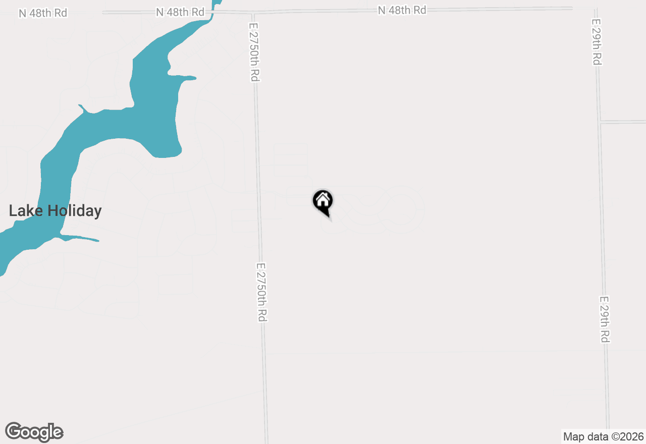 Map of 605 Bluebird Circle, Sandwich, IL 60548