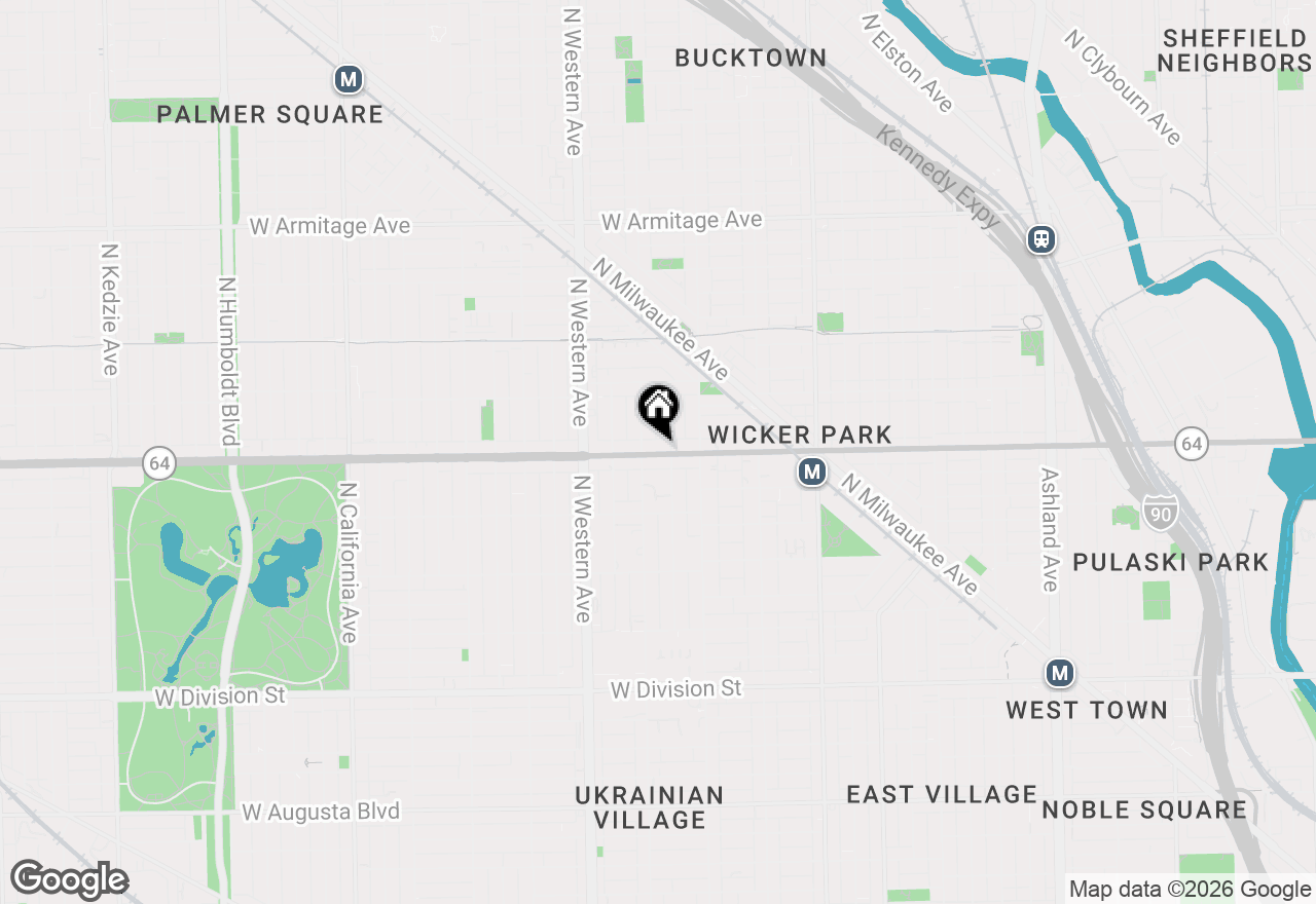 Map of 2240 W North Avenue #4E, Chicago, IL 60647