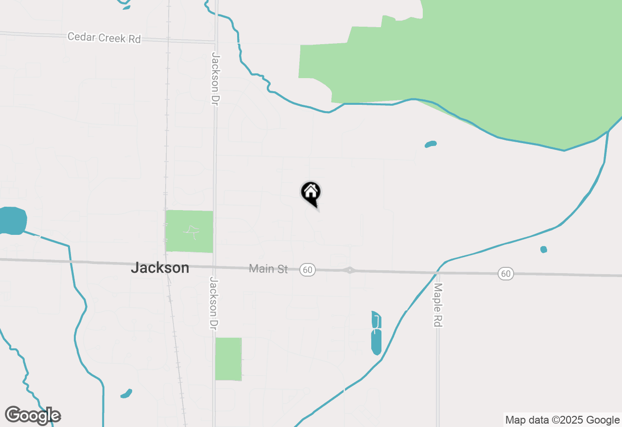 Map of W197N16952 Stonewall Dr, Jackson, WI 53037