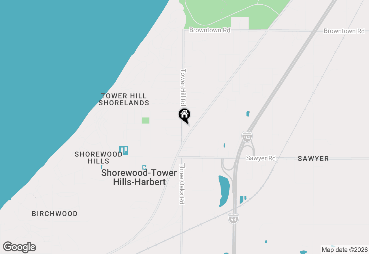 Map of 6490 E Chikaming, Sawyer, MI 49125