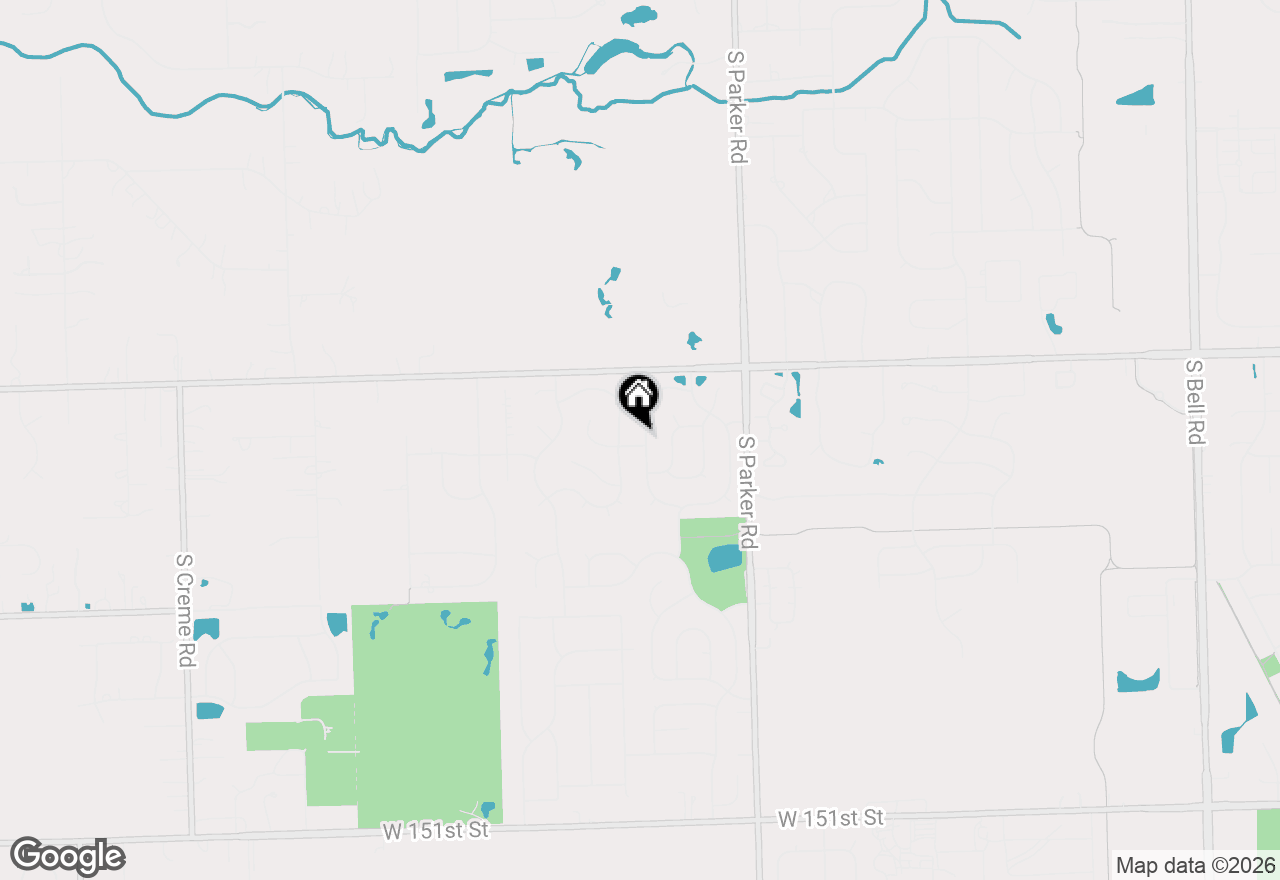 Map of 13760 W Sandstone Drive, Homer Glen, IL 60491