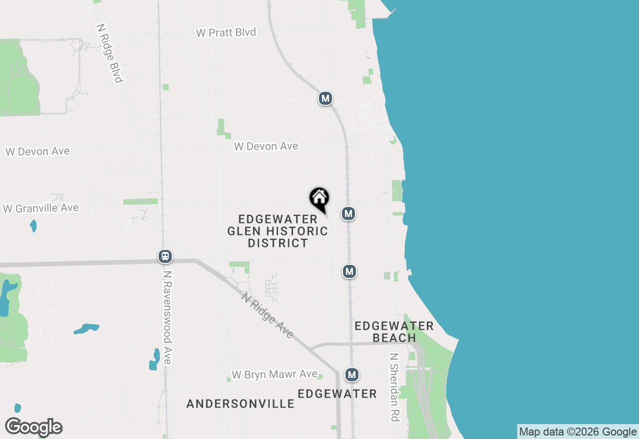 Map of 1229 W Hood Avenue, Chicago, IL 60660