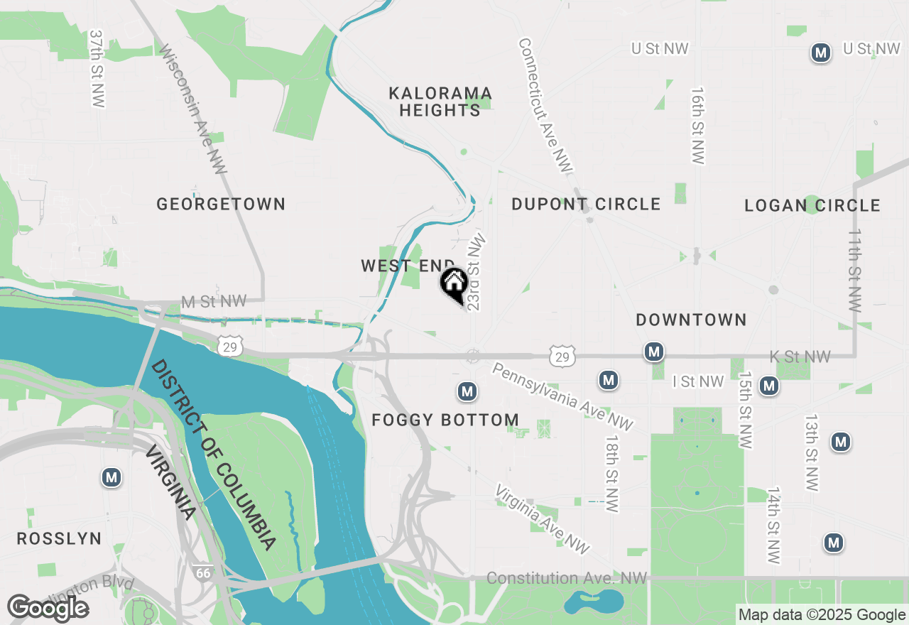 Map of 1121 24th Street Nw #401, Washington, DC 20037
