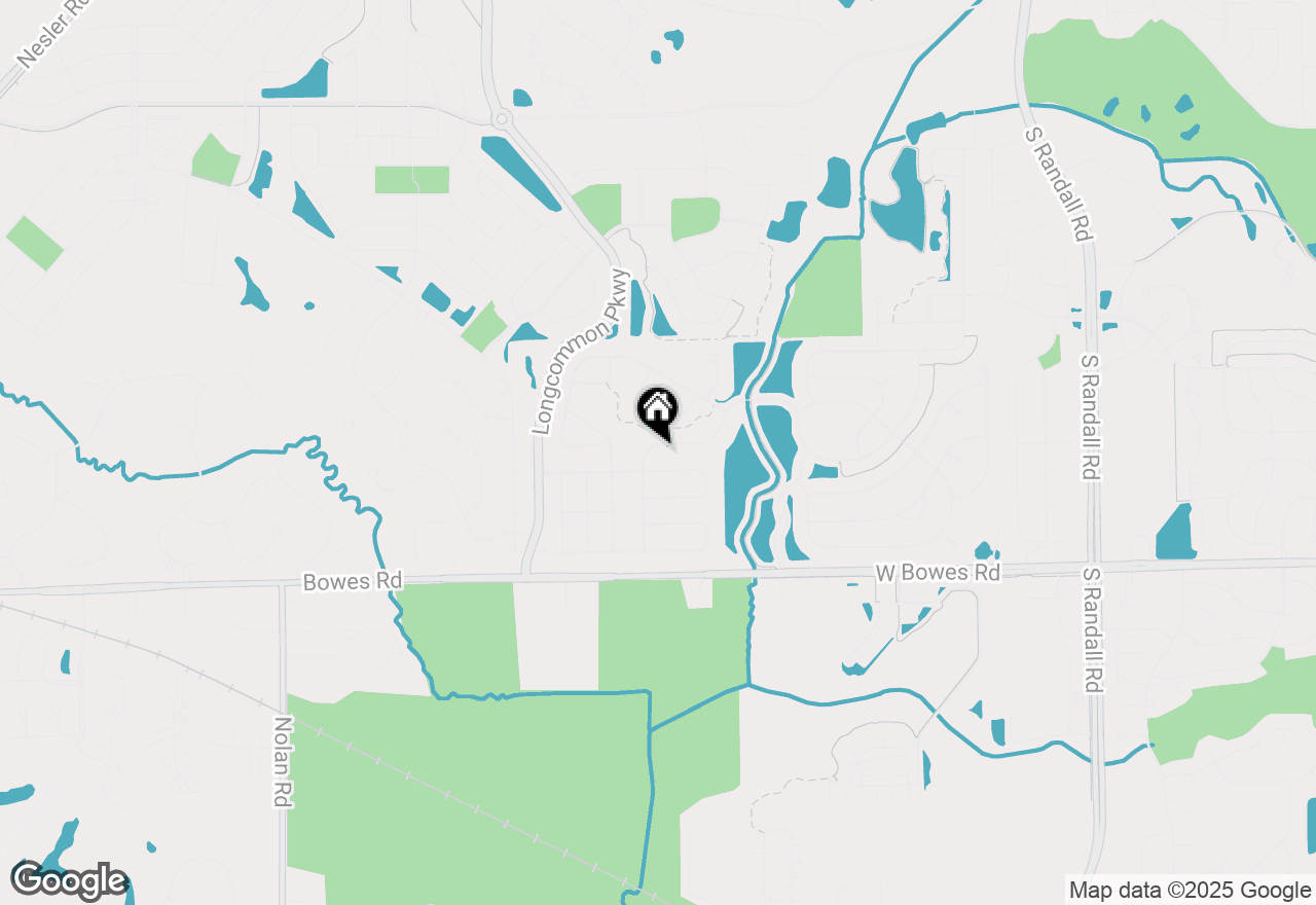 Map of 2845 Edgewater Drive, Elgin, IL 60124