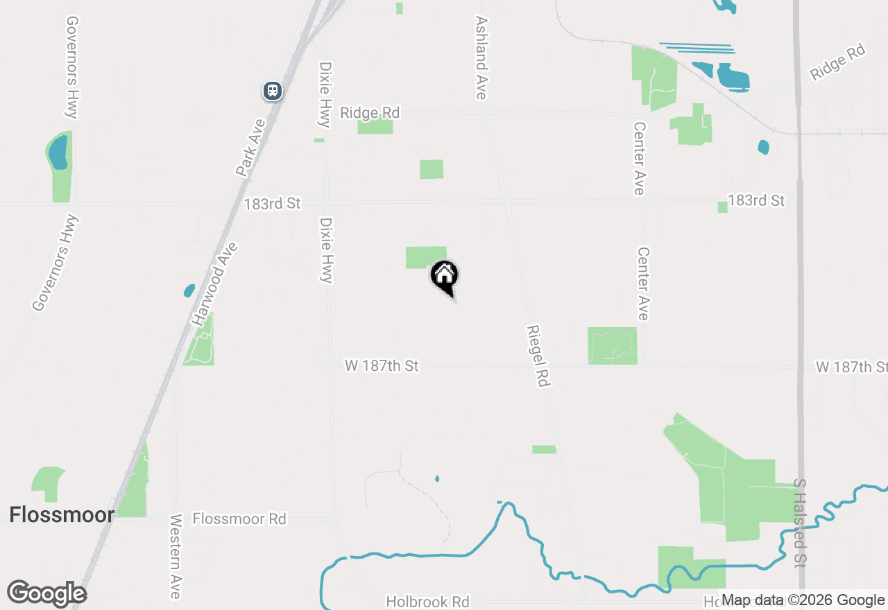 Map of 18534 Gladville Avenue, Homewood, IL 60430