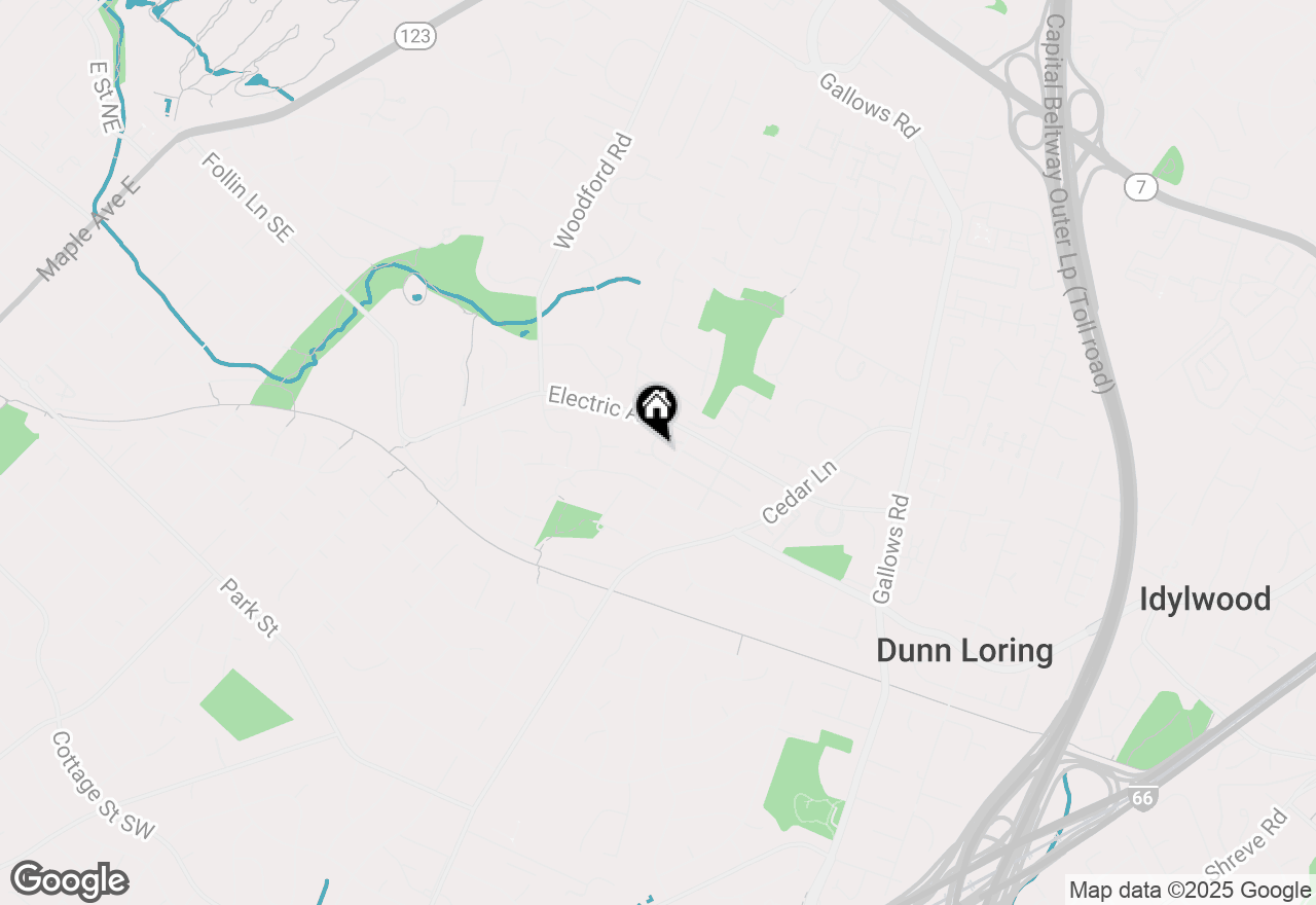 Map of 8408 Hollis Lane, Vienna, VA 22182