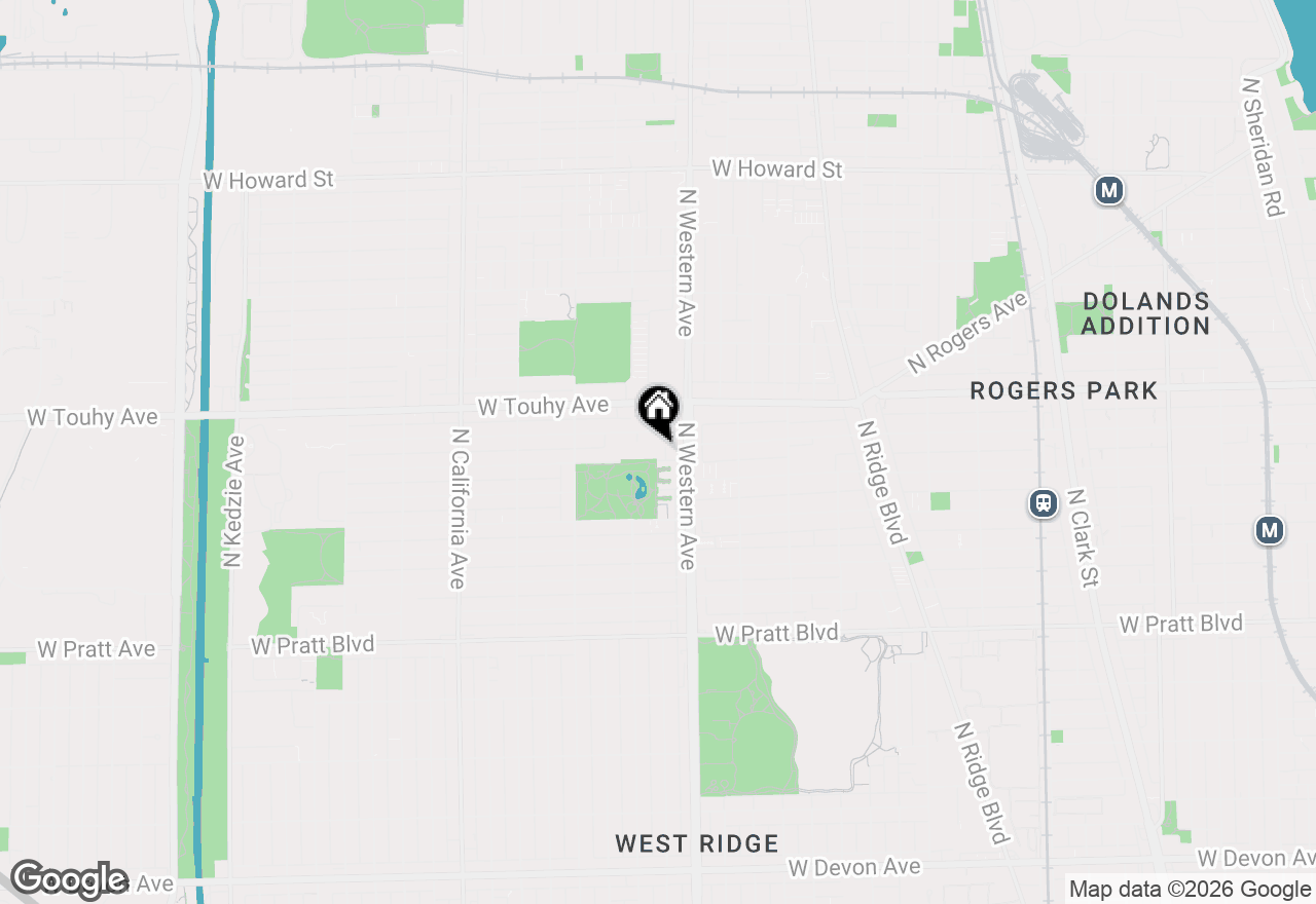 Map of 2424 W Estes Avenue #4I, Chicago, IL 60645