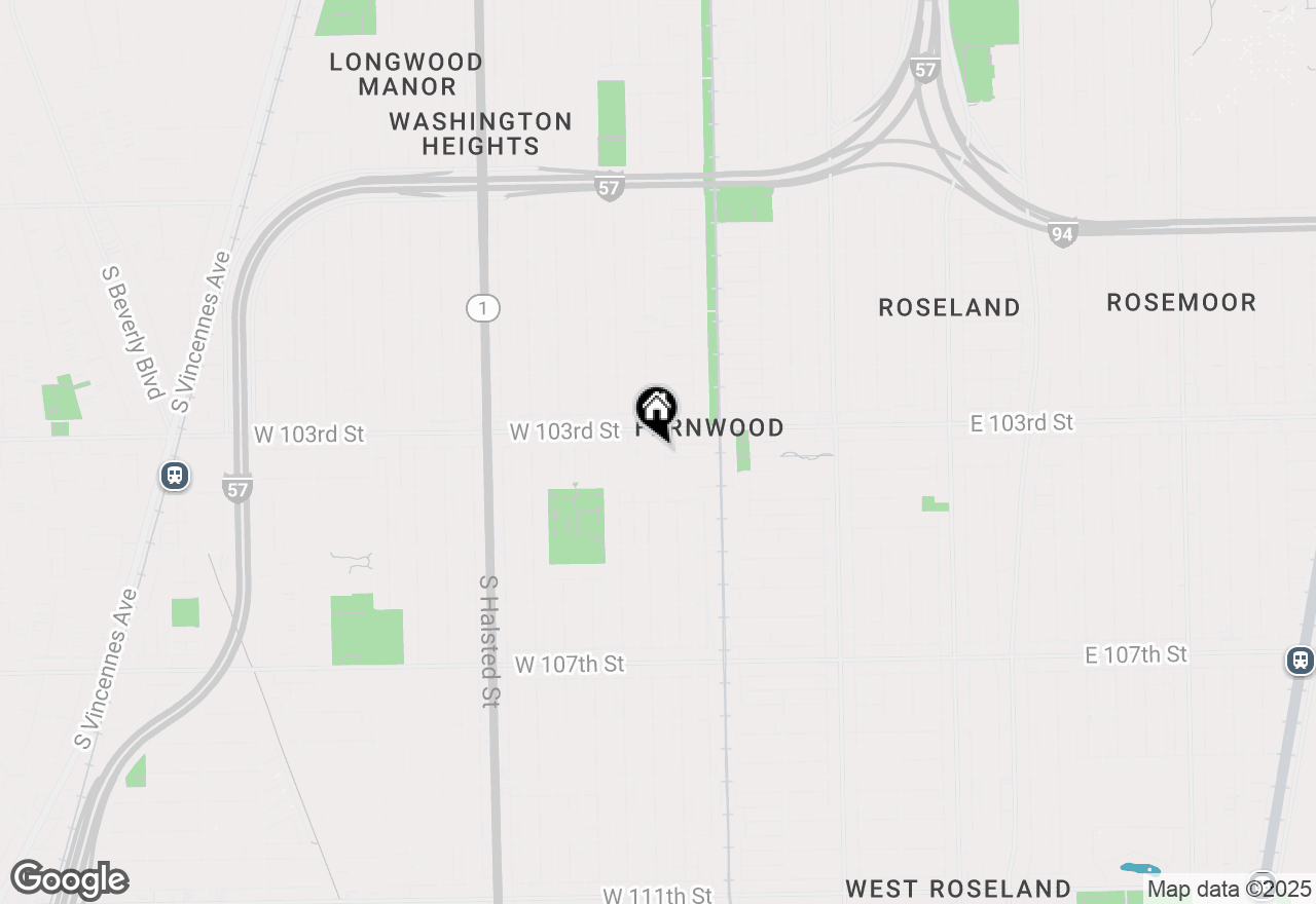Map of 500 W 103rd Place, Chicago, IL 60628