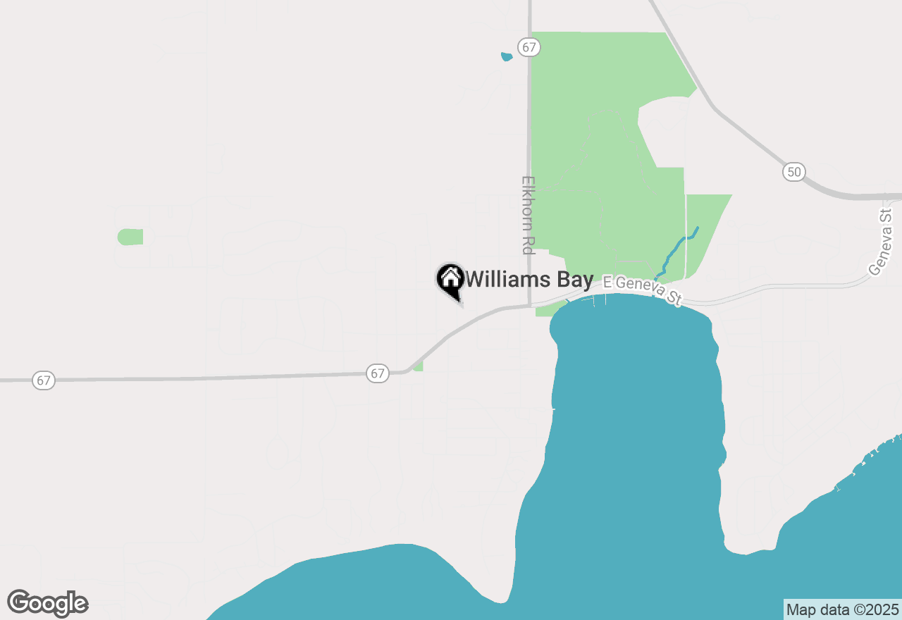 Map of 80 Clover St, Williams Bay, WI 53191