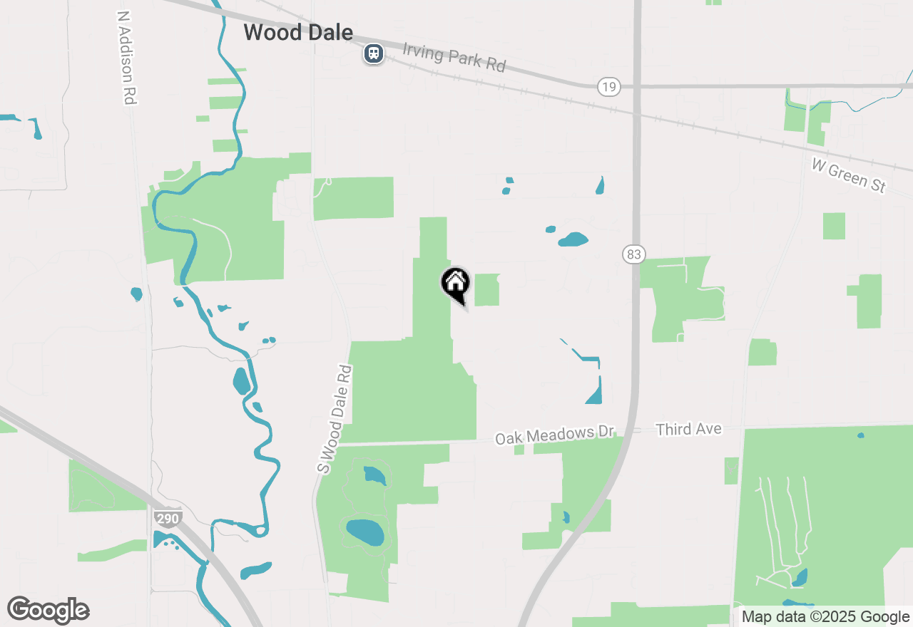 Map of 305 Montclare Lane, Wood Dale, IL 60191