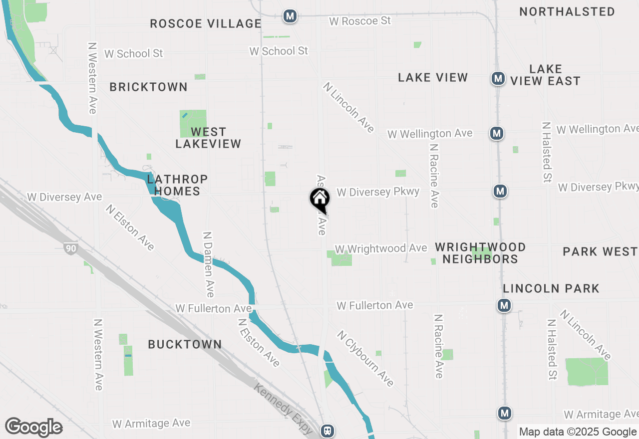 Map of 2662 N Ashland Avenue, Chicago, IL 60614