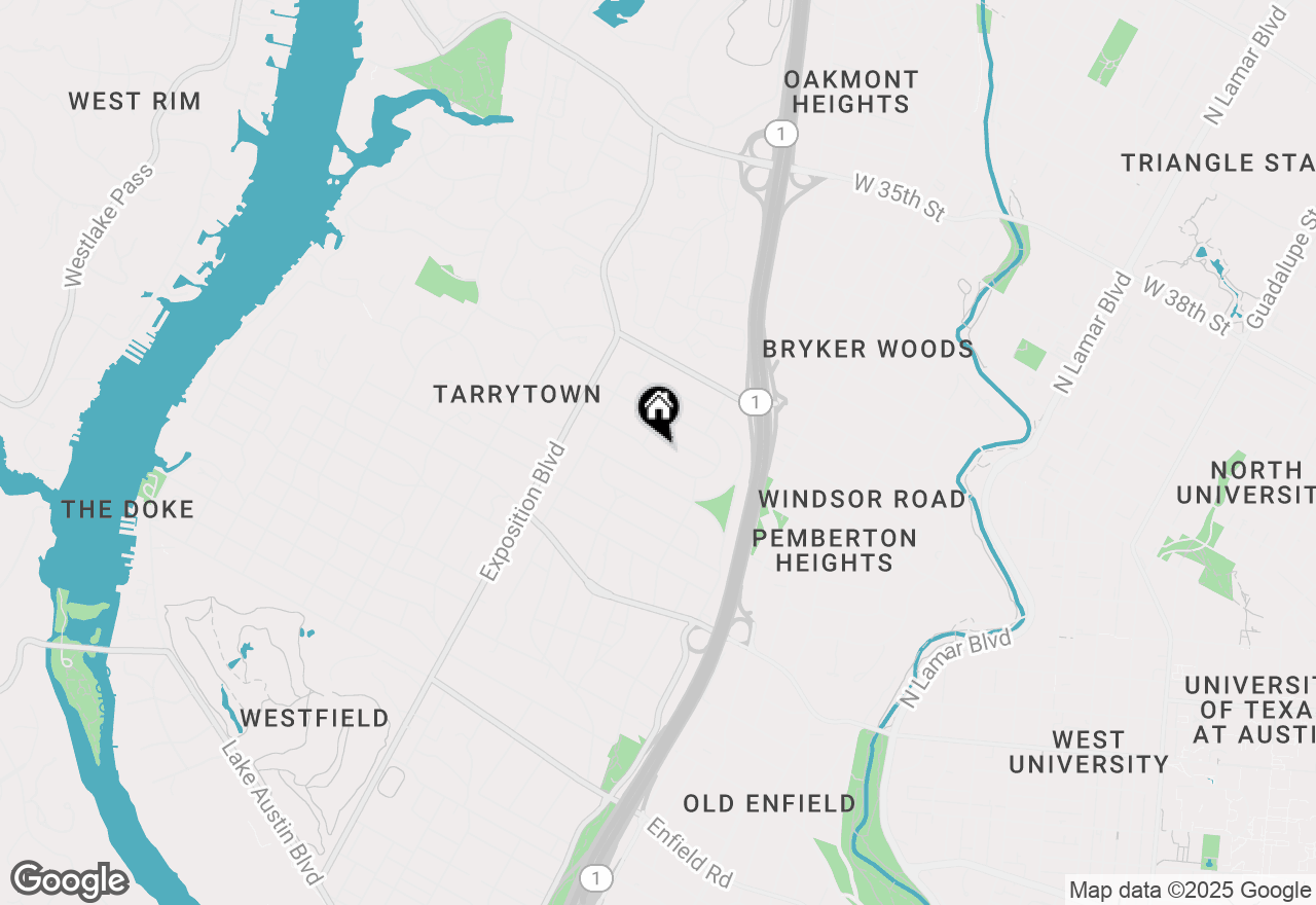 Map of 2302 Greenlee Dr, Austin, TX 78703